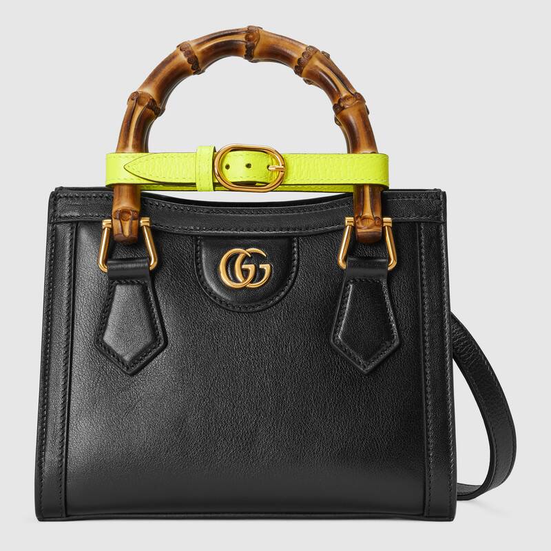 Gucci Diana Mini Tote Bag Shoulder Bag 655661 Black